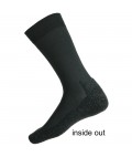 70% Fine Merino Wool Cushion Sole Health Sock® | Black